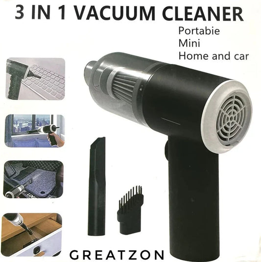 3 in 1 Handheld Vacuum Car Cleaner – Powerful, Portable & Multi-Functional
