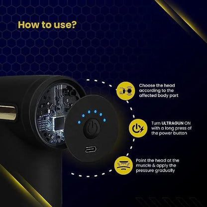 Muscle Massage Gun, Handheld Deep Tissue Massager